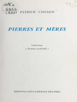 cover image of Pierres et mères